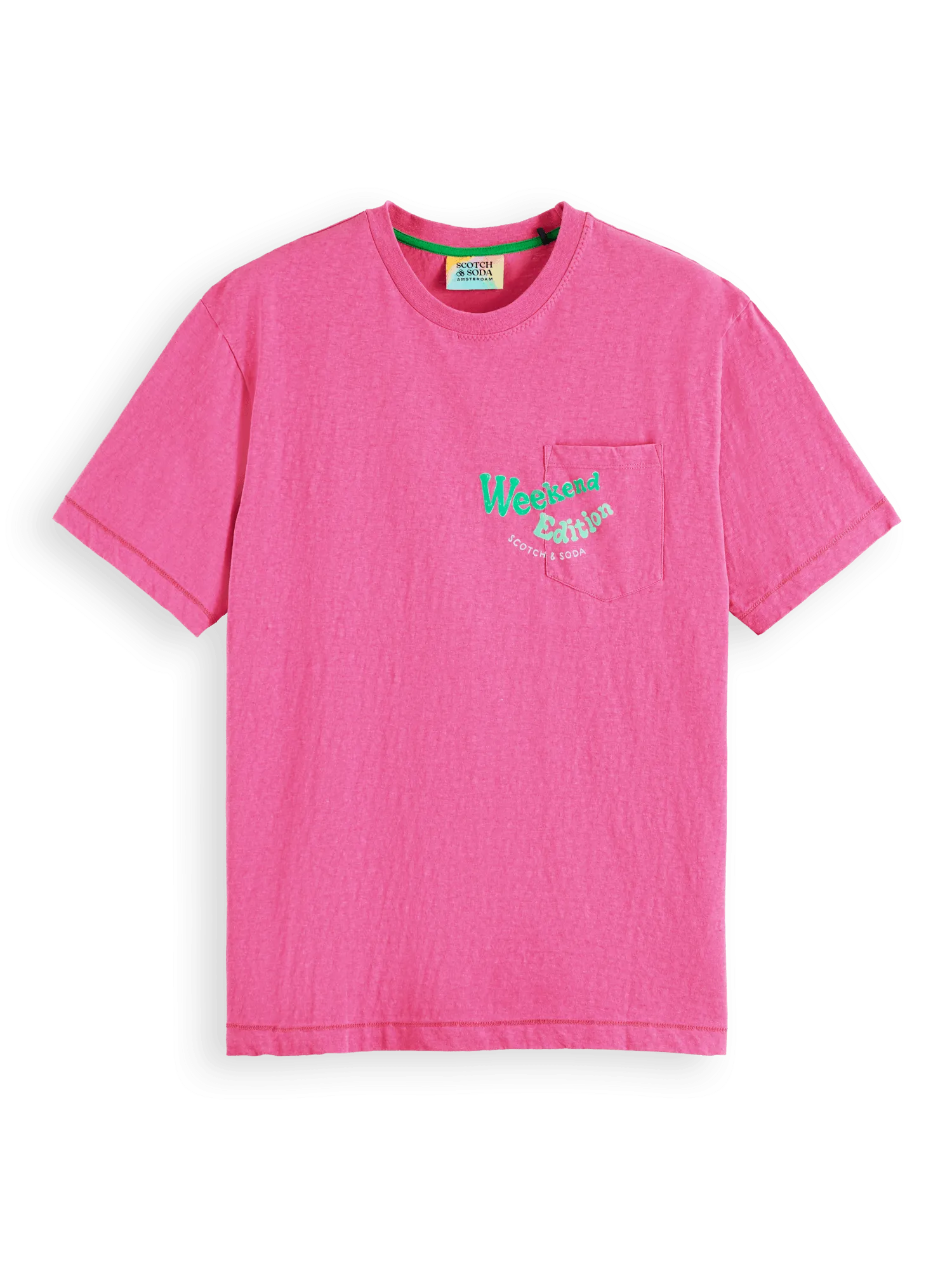 Camiseta Scotch & Soda Weekend Edition - ECRU