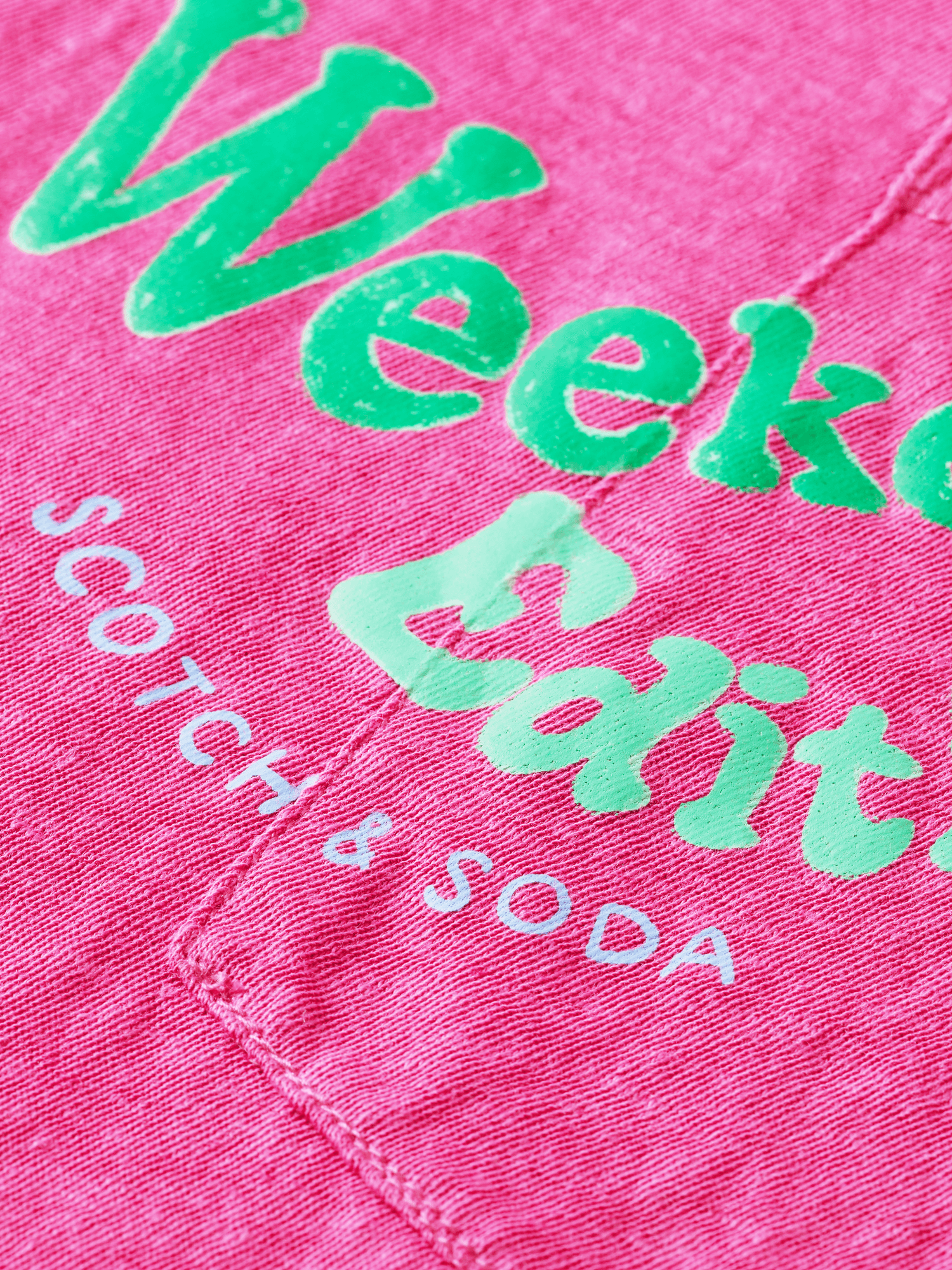 Camiseta Scotch & Soda Weekend Edition - ECRU