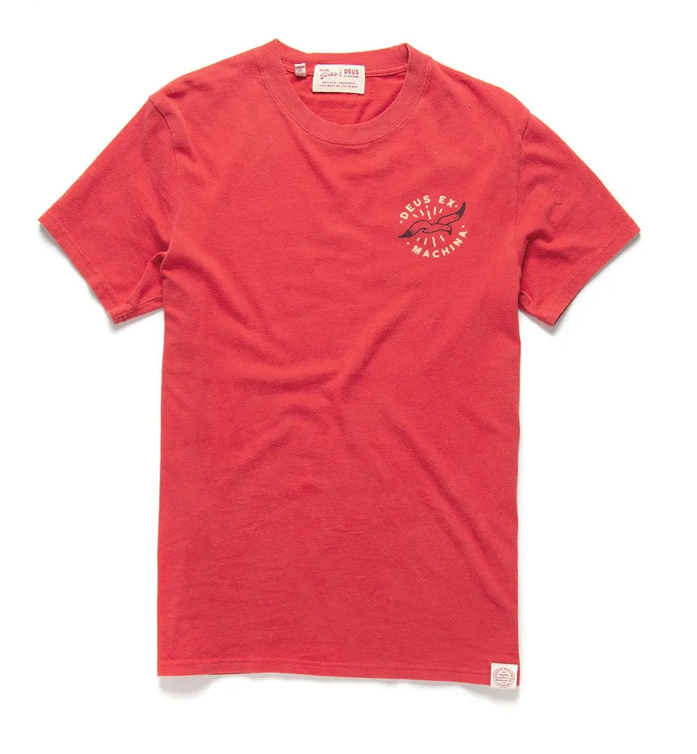 Camiseta See You Red Molten - ECRU