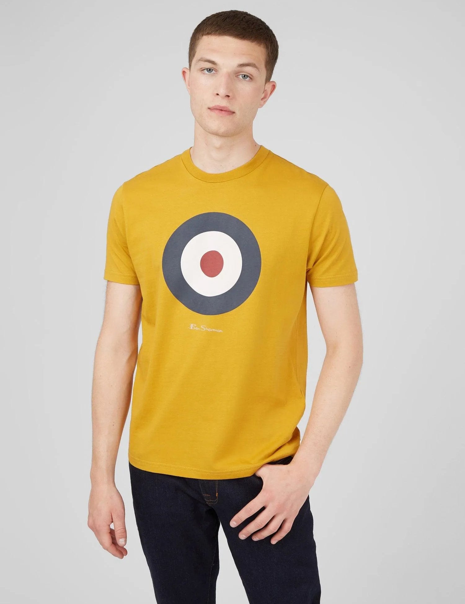 Camiseta Signature Mustard - ECRU