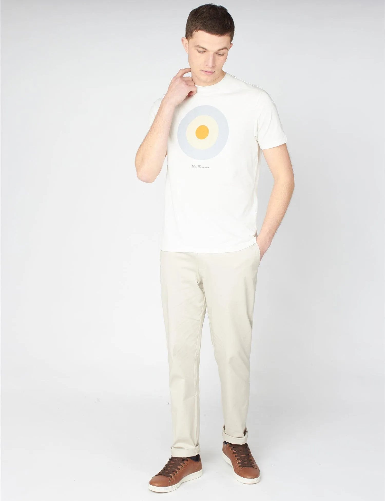 Camiseta Signature Target - ECRU