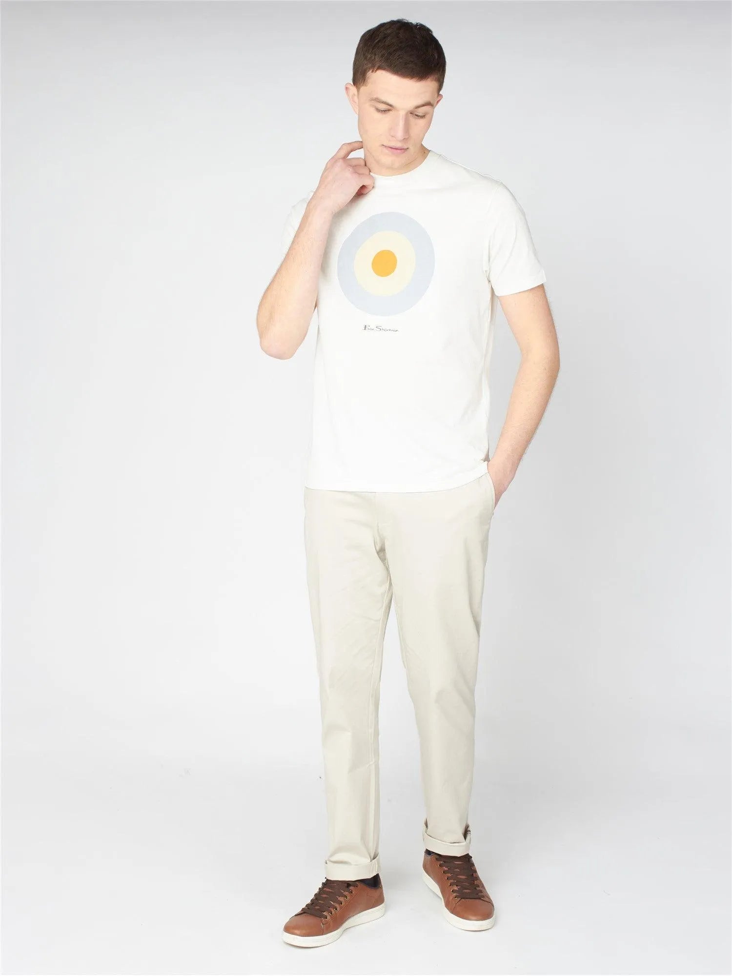 Camiseta Signature Target - ECRU