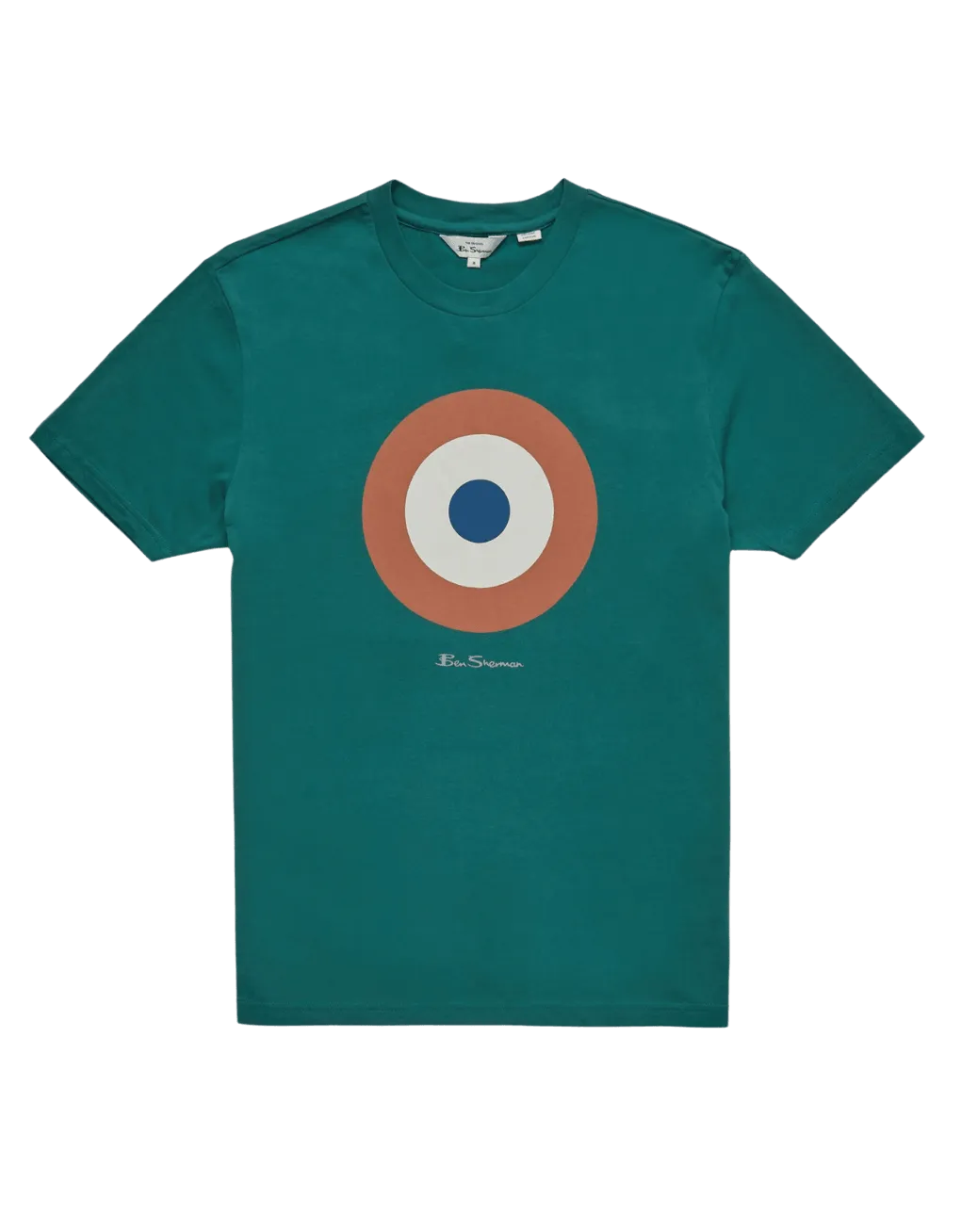 Camiseta Signature Target Dark Emerald - ECRU