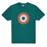 Camiseta Signature Target Dark Emerald - ECRU