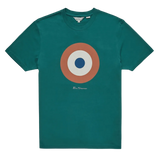 Camiseta Signature Target Dark Emerald - ECRU