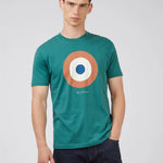 Camiseta Signature Target Dark Emerald - ECRU