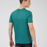 Camiseta Signature Target Dark Emerald - ECRU