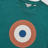 Camiseta Signature Target Dark Emerald - ECRU