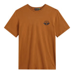 Camiseta Slim Logo Dark Ginger - ECRU