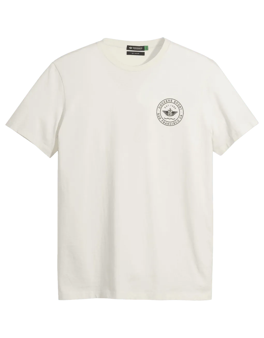 Camiseta Slim Logo Egret - ECRU