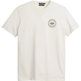 Camiseta Slim Logo Egret - ECRU