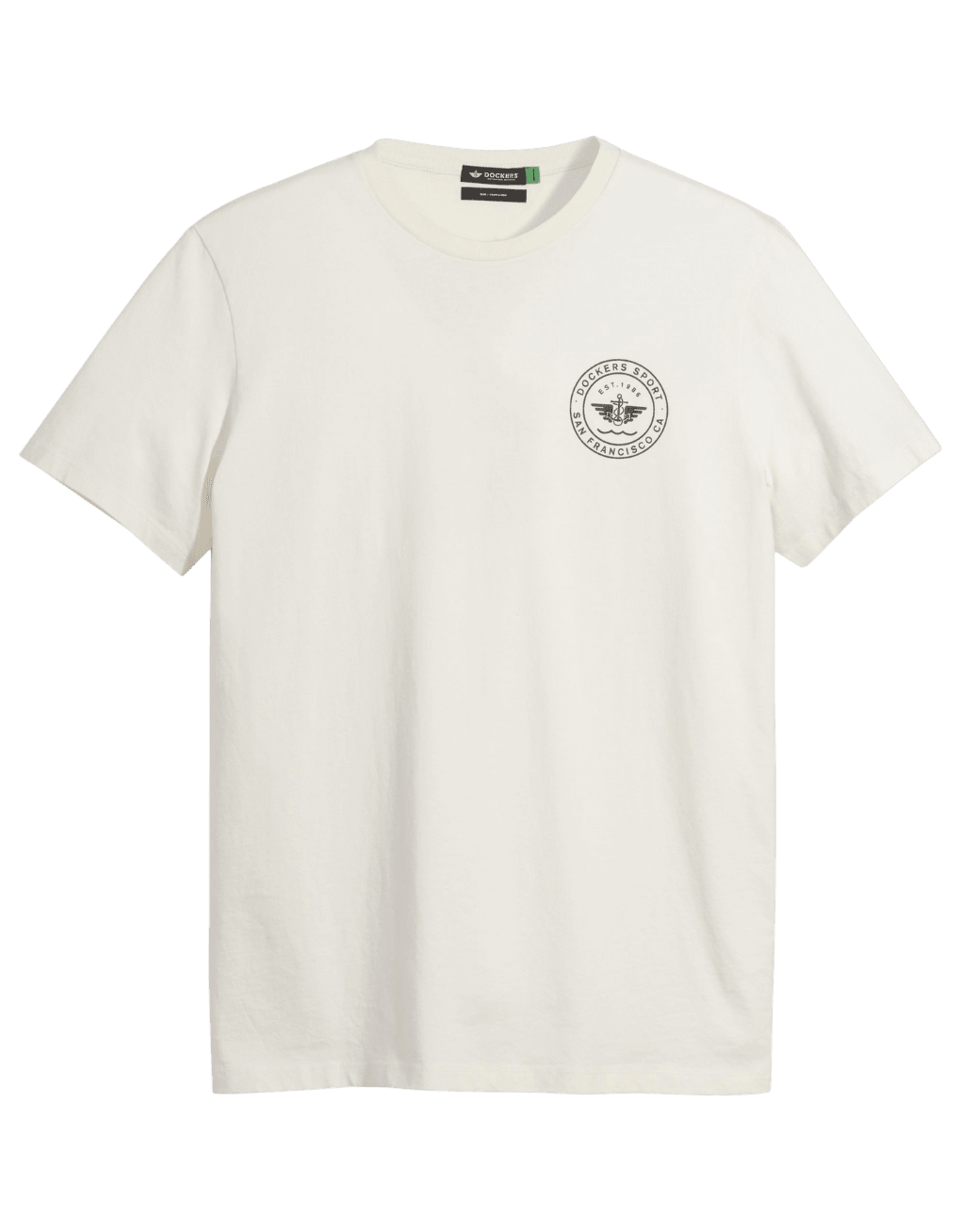 Camiseta Slim Logo Egret - ECRU