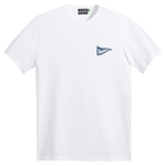 Camiseta Slim Logo Lucent White - ECRU