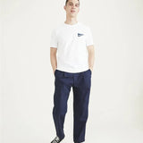 Camiseta Slim Logo Lucent White - ECRU