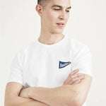Camiseta Slim Logo Lucent White - ECRU