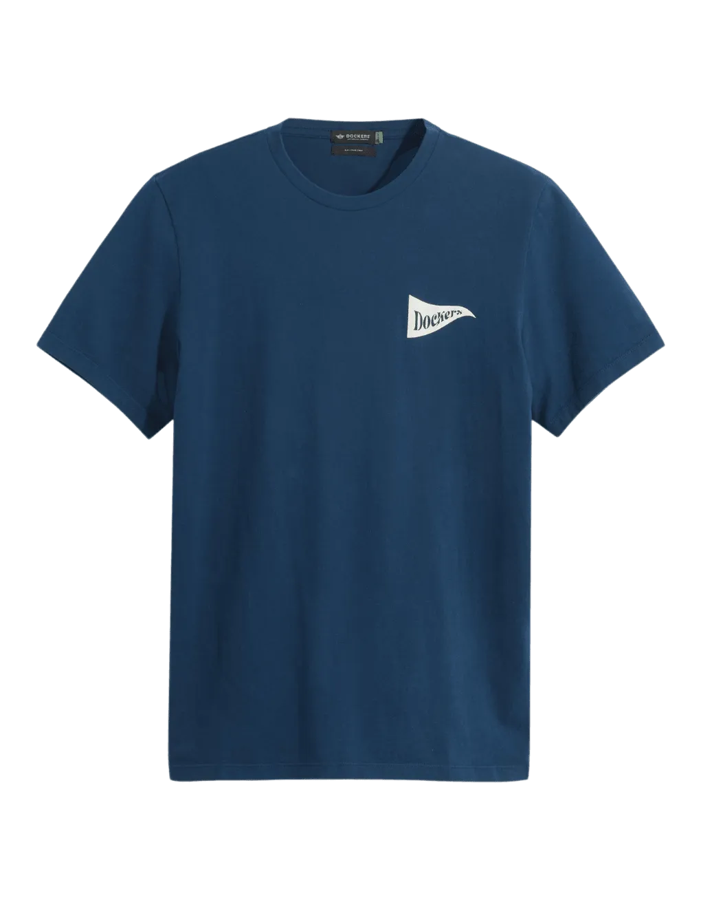 Camiseta Slim Logo Poseidon Blue - ECRU