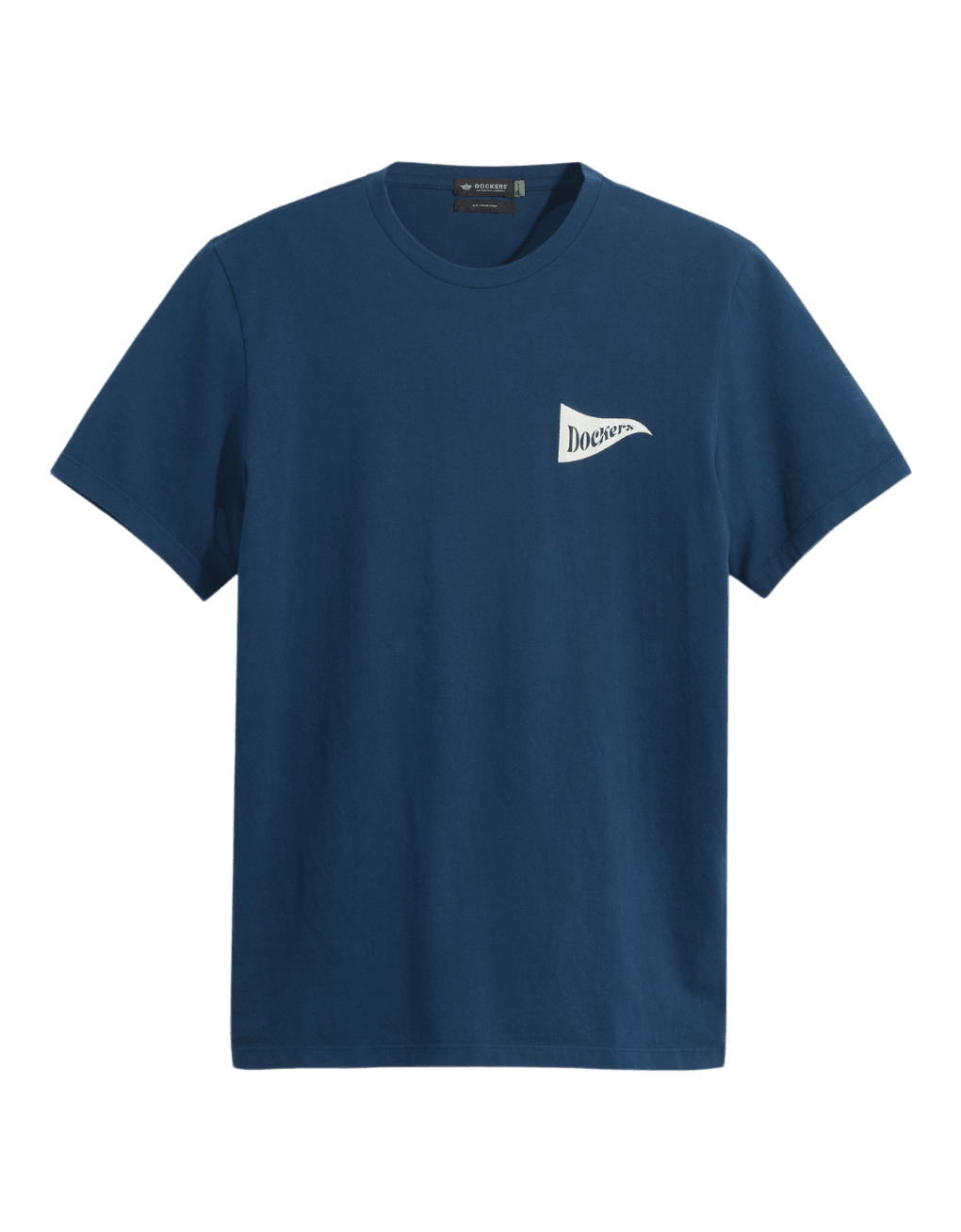 Camiseta Slim Logo Poseidon Blue - ECRU