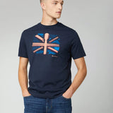 Camiseta Smashed Guitar Union Jack - ECRU