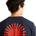 Camiseta Sol Navy - ECRU