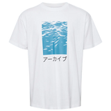 Camiseta !Solid de Hombre Manga Corta Ellington White - ECRU