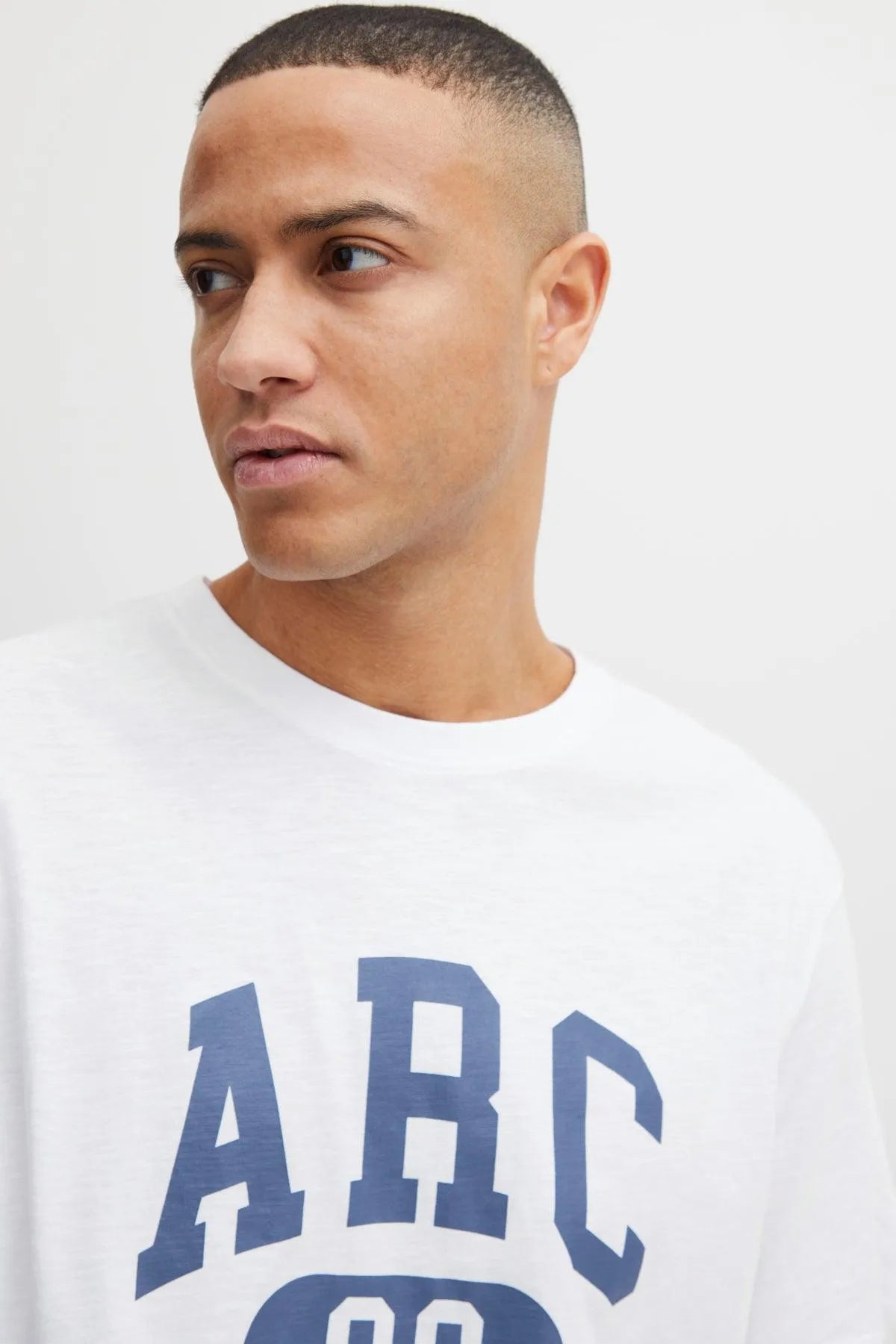 Camiseta !Solid Finlee Bright White - ECRU