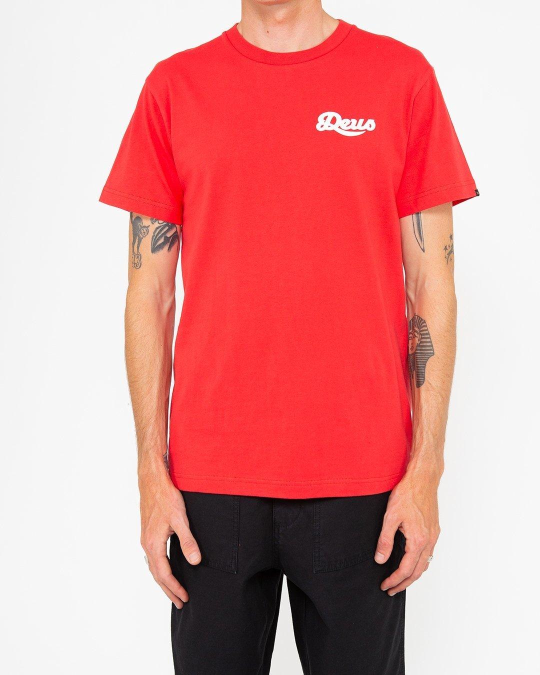 Camiseta Speed Flop Rocco Red - ECRU