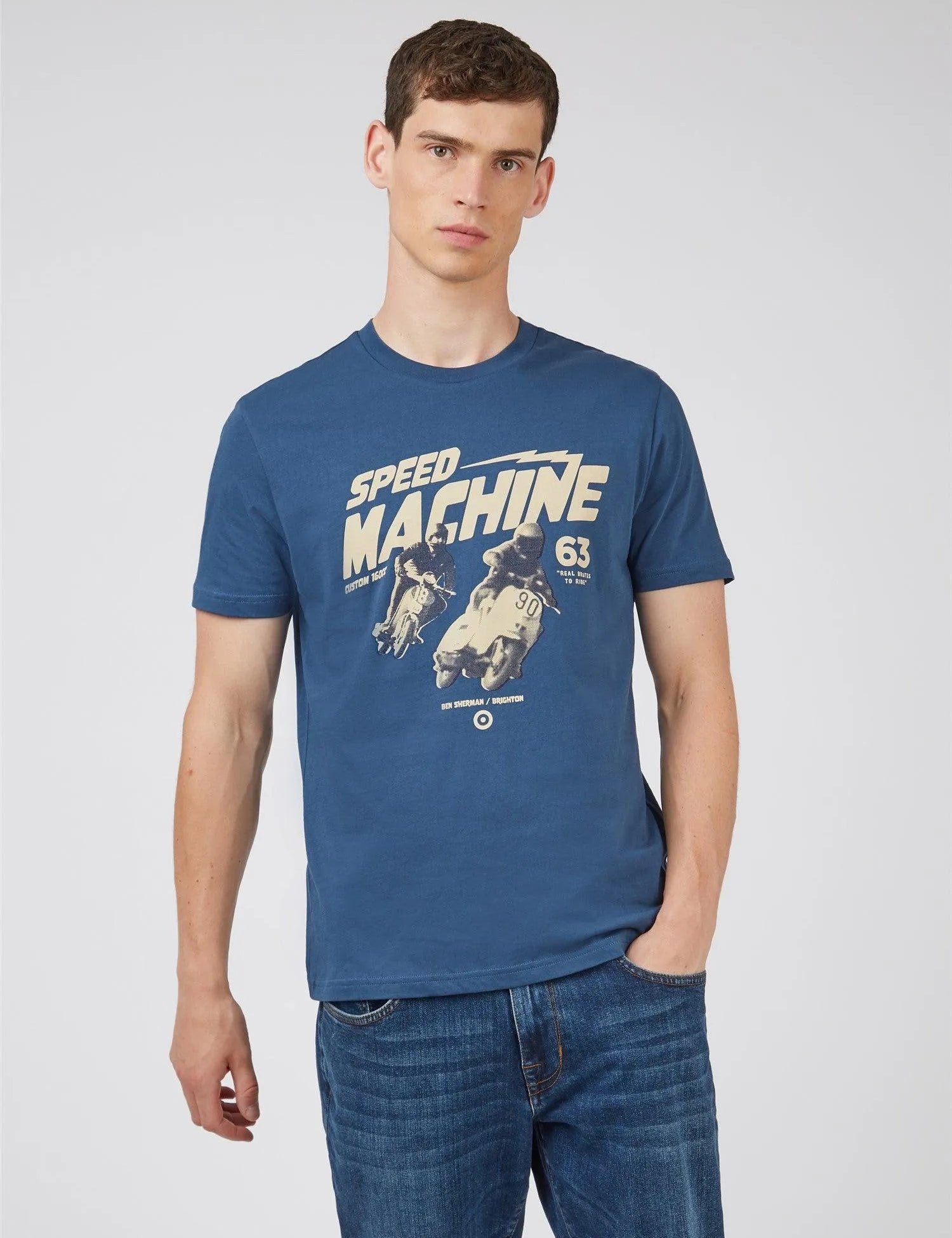 Camiseta Speed Machine - ECRU