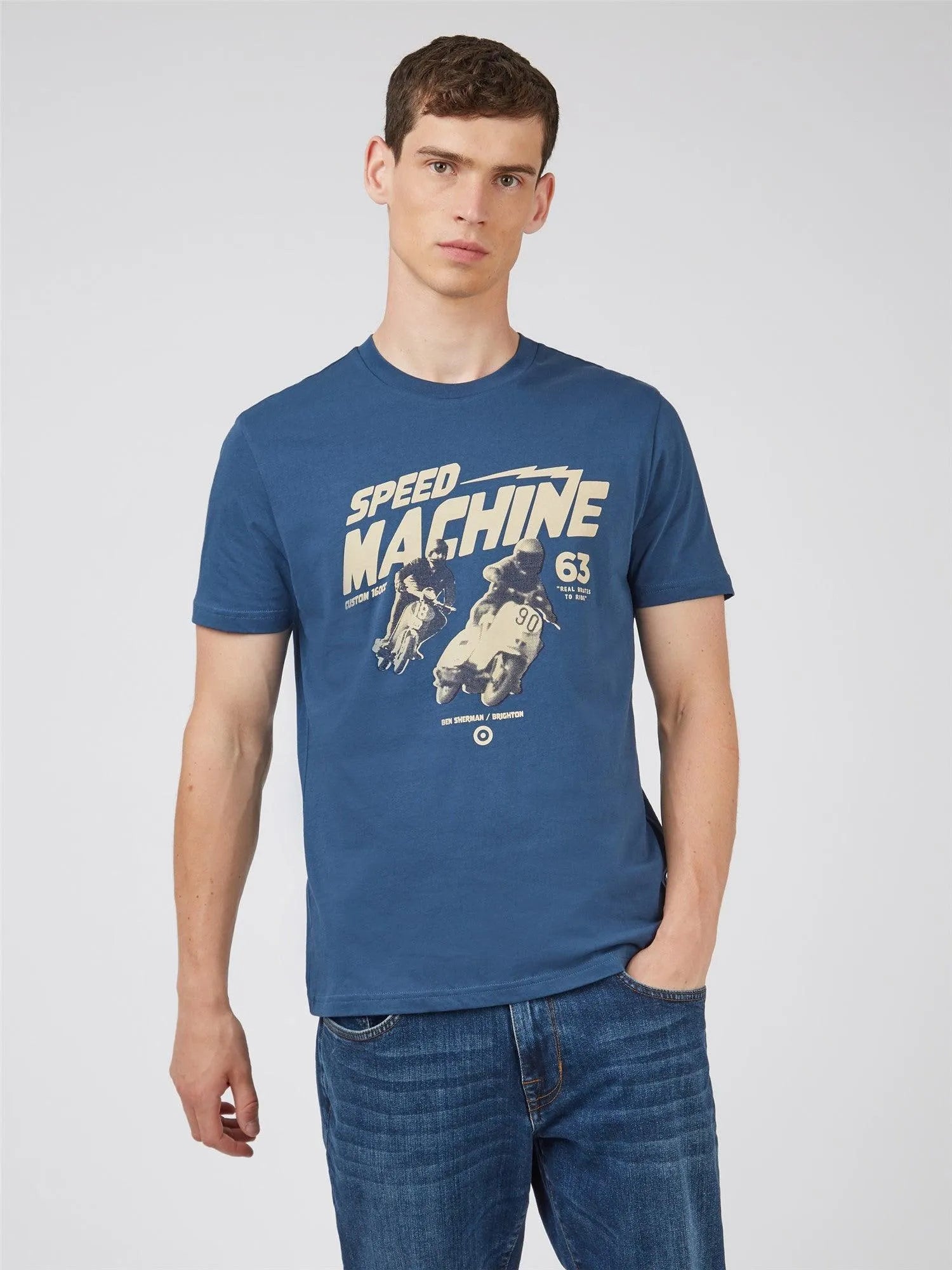 Camiseta Speed Machine - ECRU