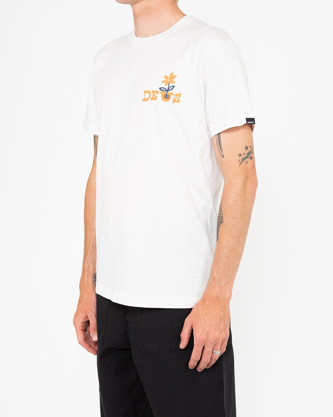 Camiseta Sprung Vintage White - ECRU