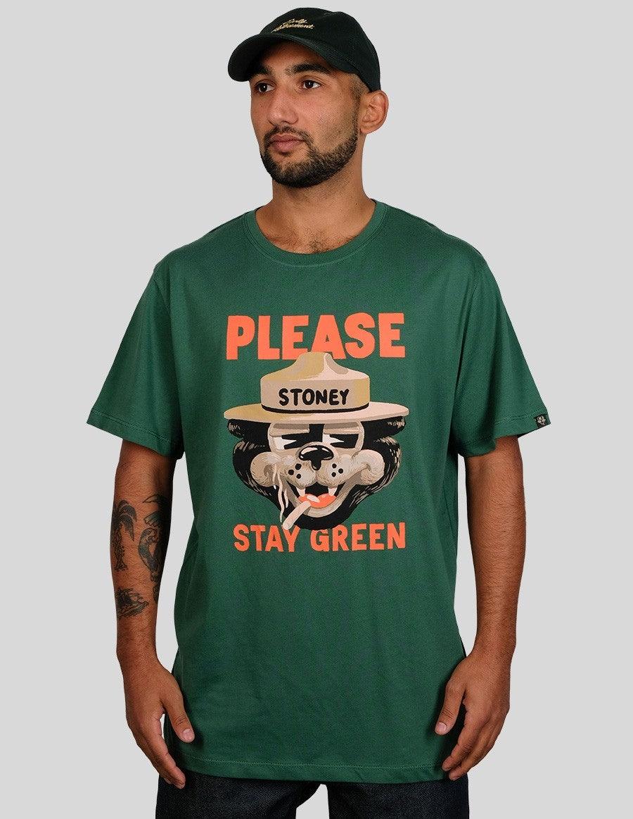 Camiseta Stay Green - ECRU
