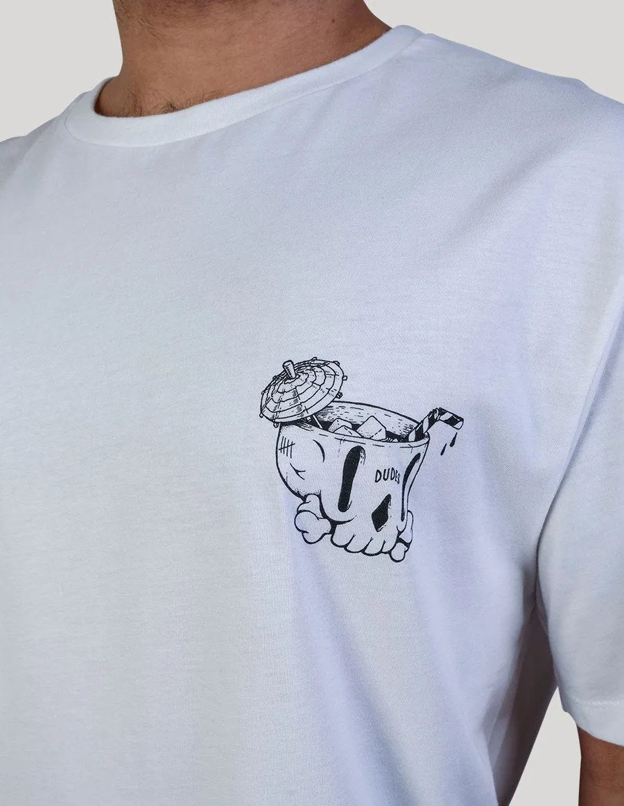 Camiseta Staying at McBaise - ECRU