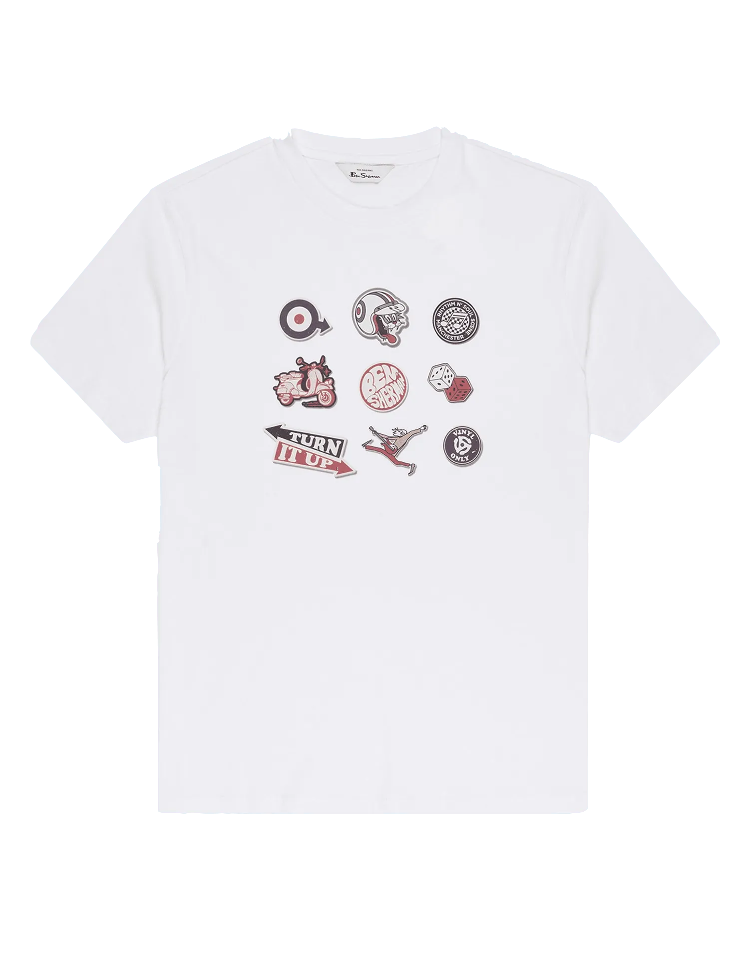 Camiseta Sticker Pack - ECRU