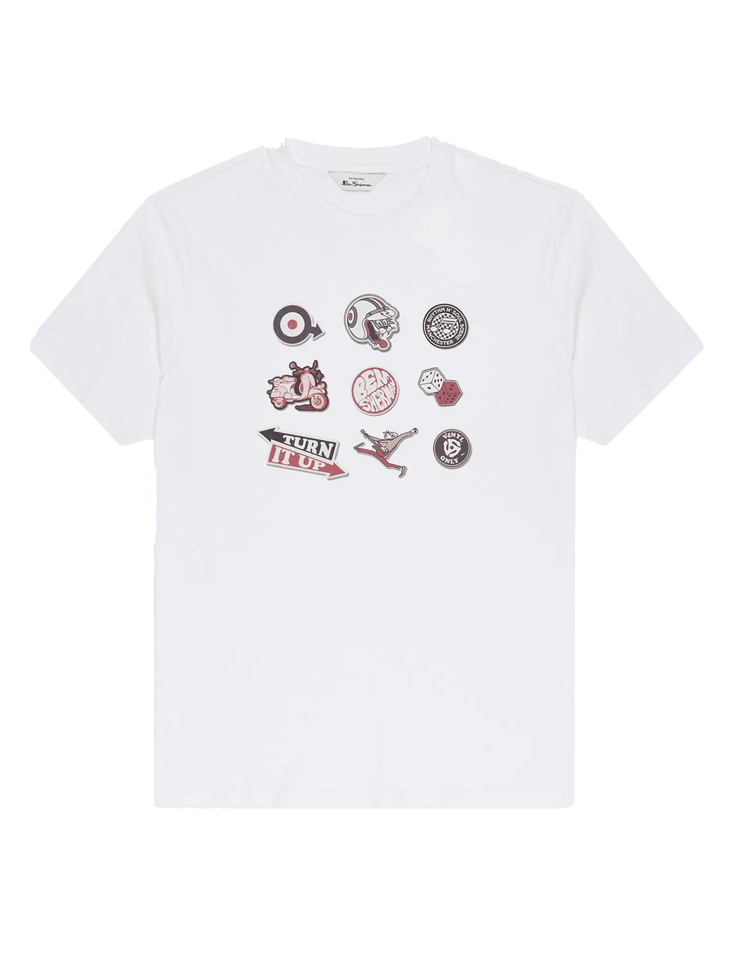 Camiseta Sticker Pack - ECRU