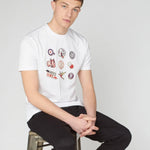 Camiseta Sticker Pack - ECRU