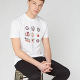 Camiseta Sticker Pack - ECRU