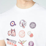 Camiseta Sticker Pack - ECRU