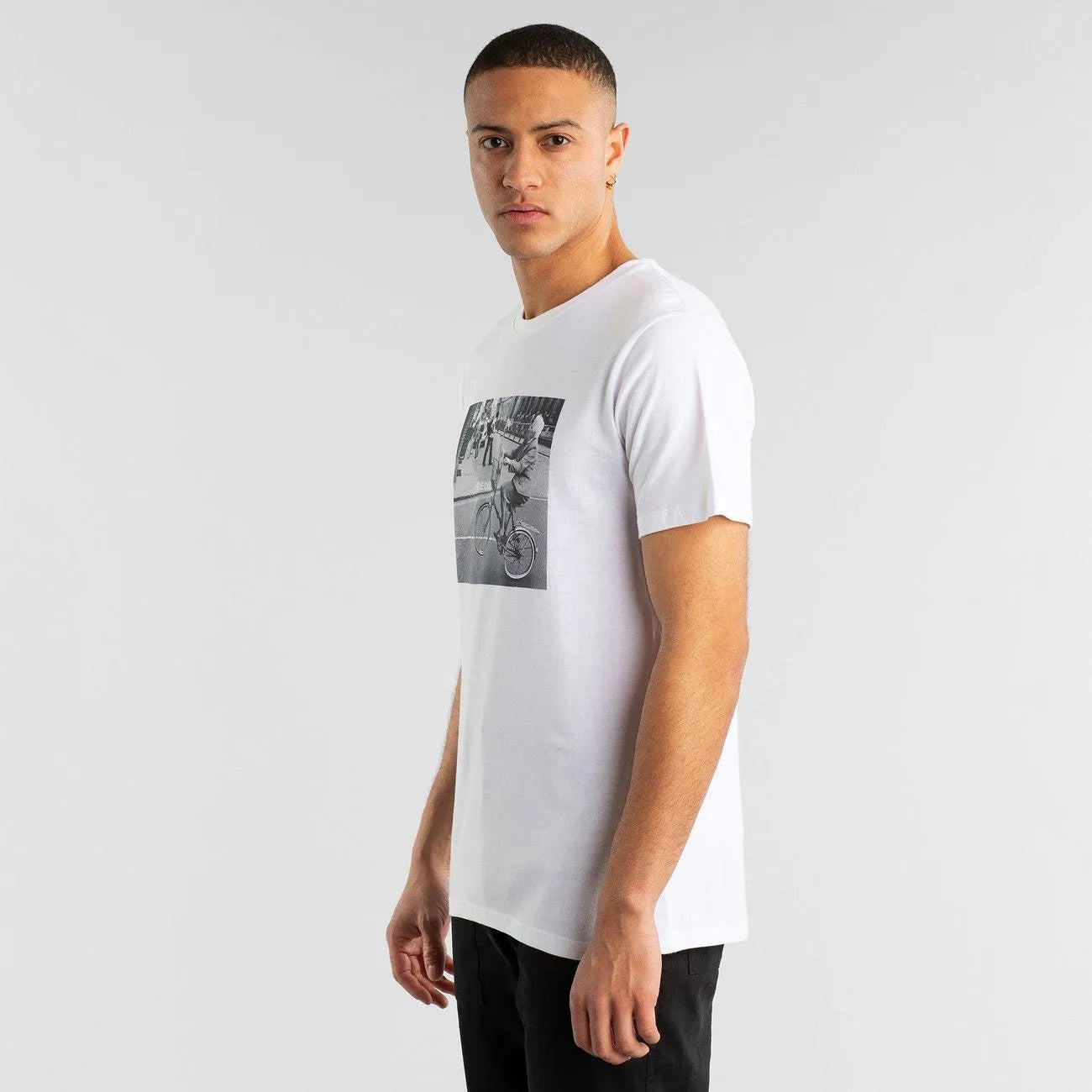 Camiseta Stockholm Bike Wheelie - ECRU