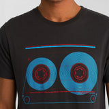 Camiseta Stockholm Cassette Lines - ECRU