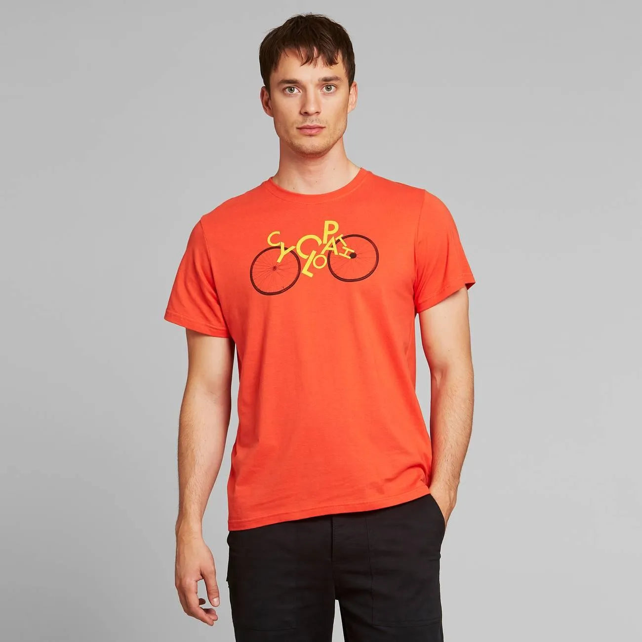 Camiseta Stockholm Cyclopath Pale Red - ECRU