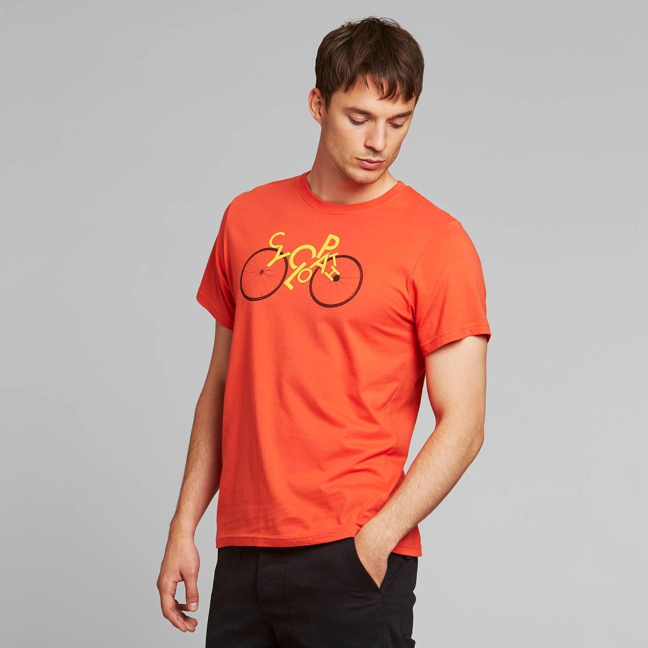 Camiseta Stockholm Cyclopath Pale Red - ECRU