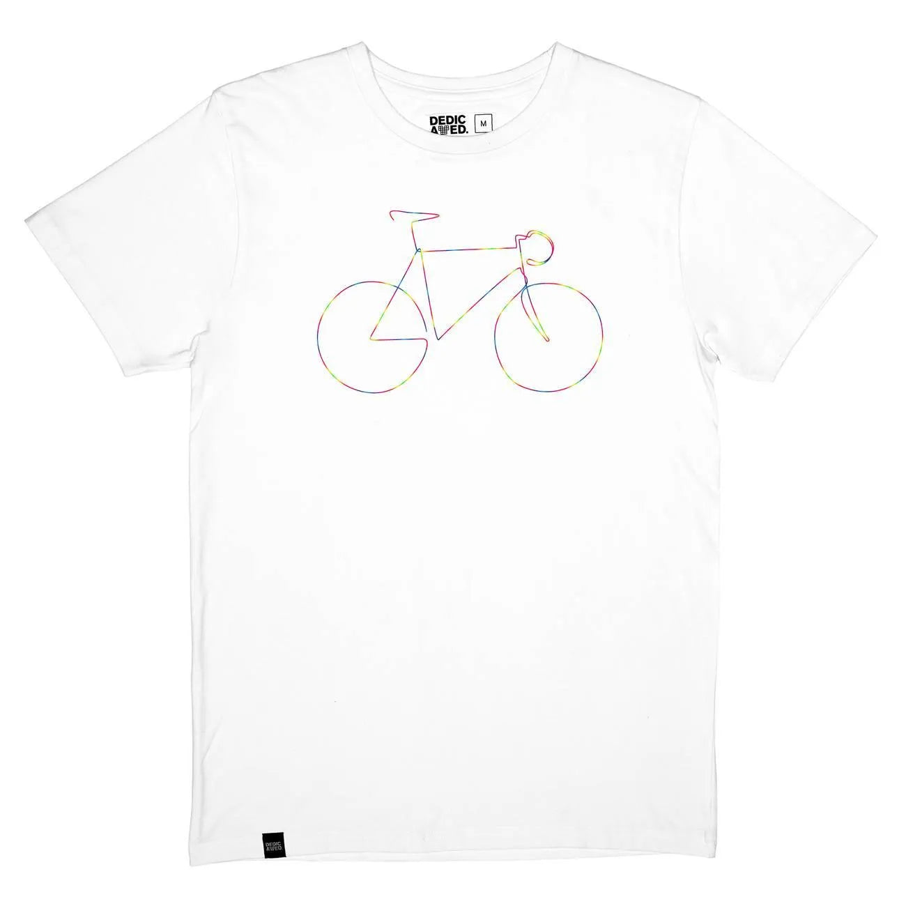 Camiseta Stockholm Rainbow Bicicleta Blanca - ECRU