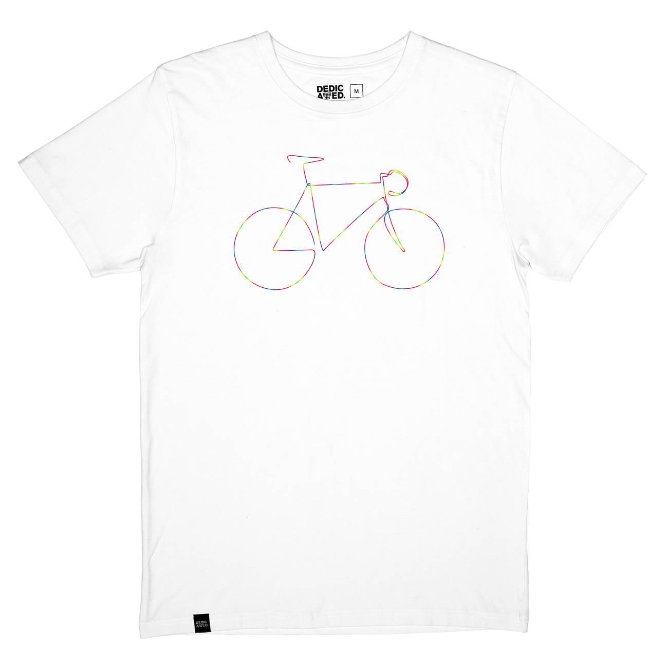 Camiseta Stockholm Rainbow Bicicleta Blanca - ECRU