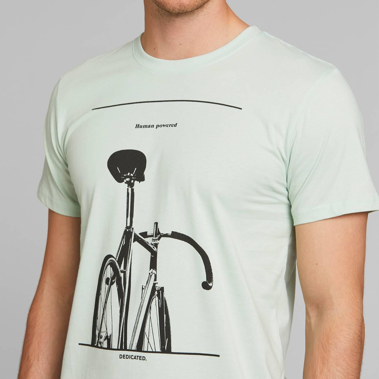 Camiseta Stockholm Simplicity Bike Mint - ECRU