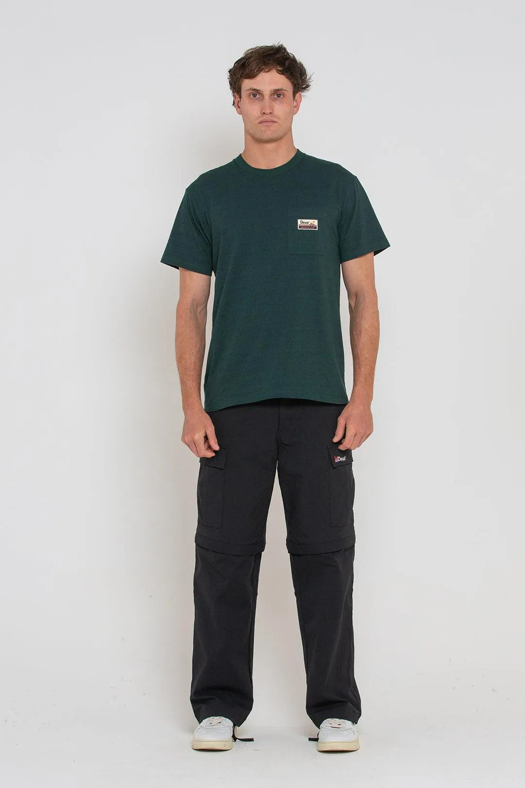 Camiseta Tango Pocket Trek Green - ECRU