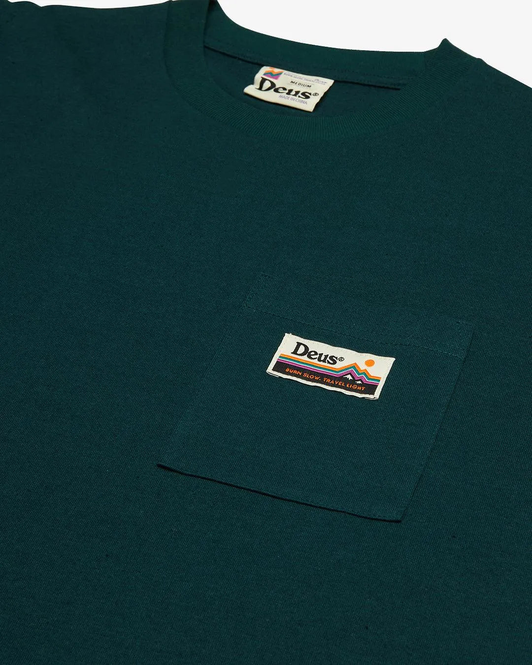 Camiseta Tango Pocket Trek Green - ECRU