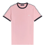 Camiseta Taped Ringer Gunmetal - ECRU