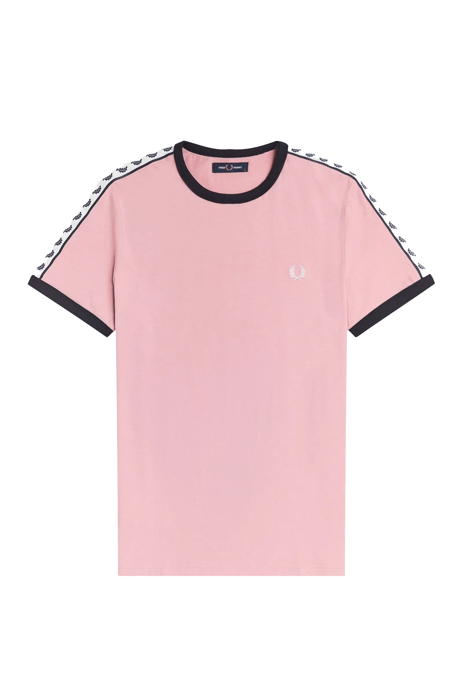 Camiseta Taped Ringer Gunmetal - ECRU