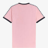 Camiseta Taped Ringer Gunmetal - ECRU