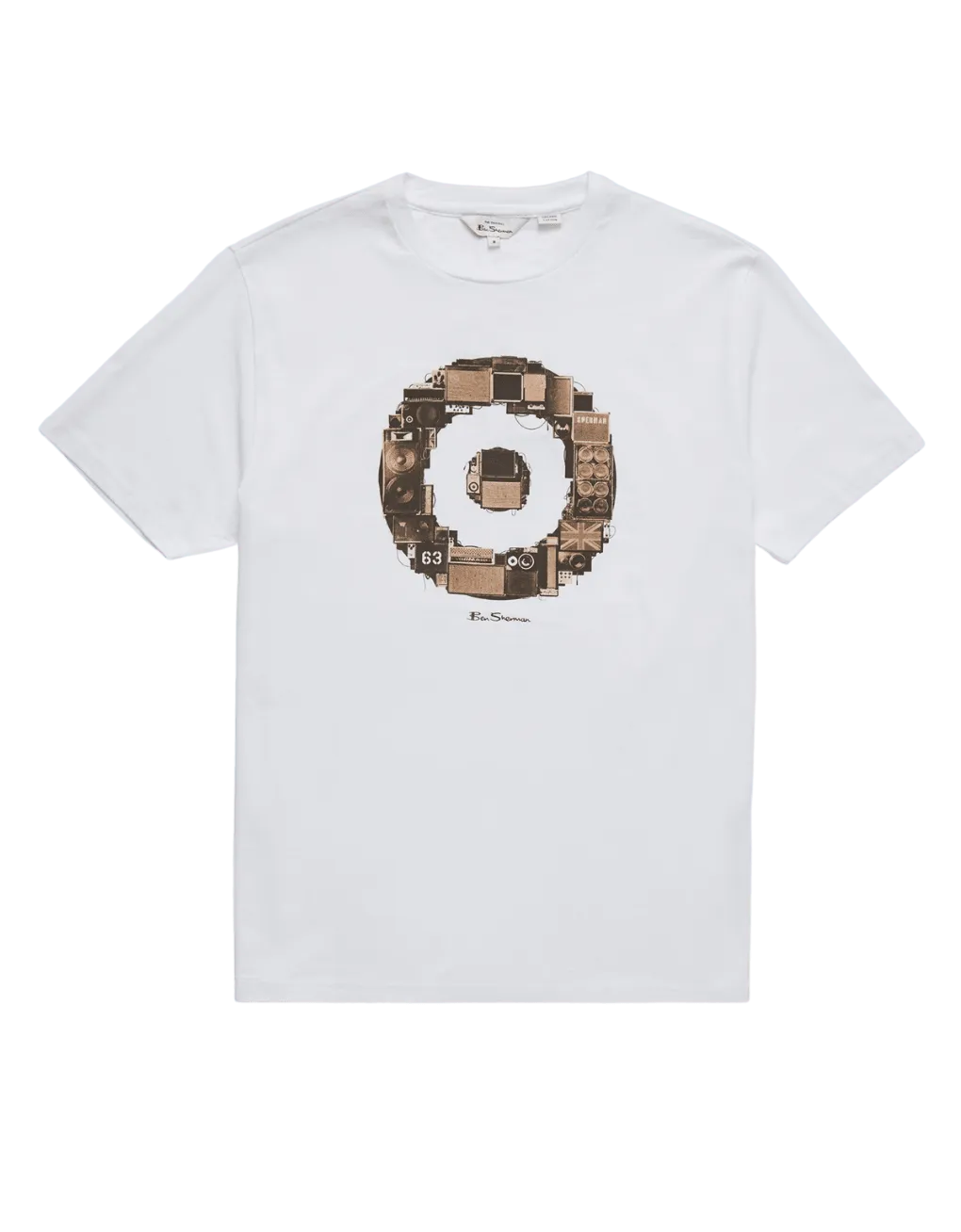 Camiseta Target Speakers - ECRU