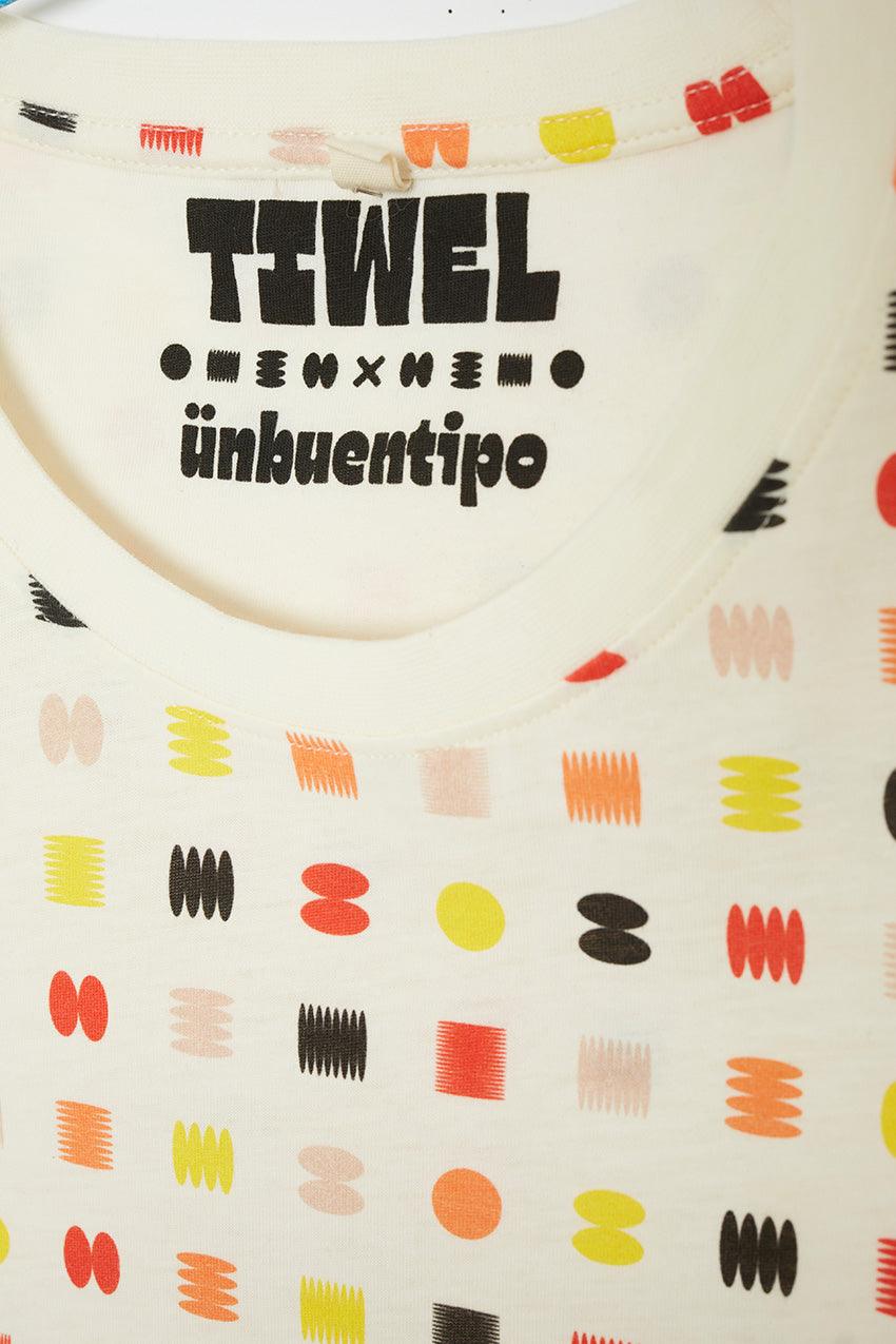 Camiseta Tiwel UBT-Caura By Un Buen Tipo - ECRU